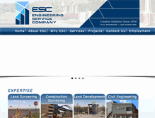 Tablet Screenshot of engineeringserviceco.com